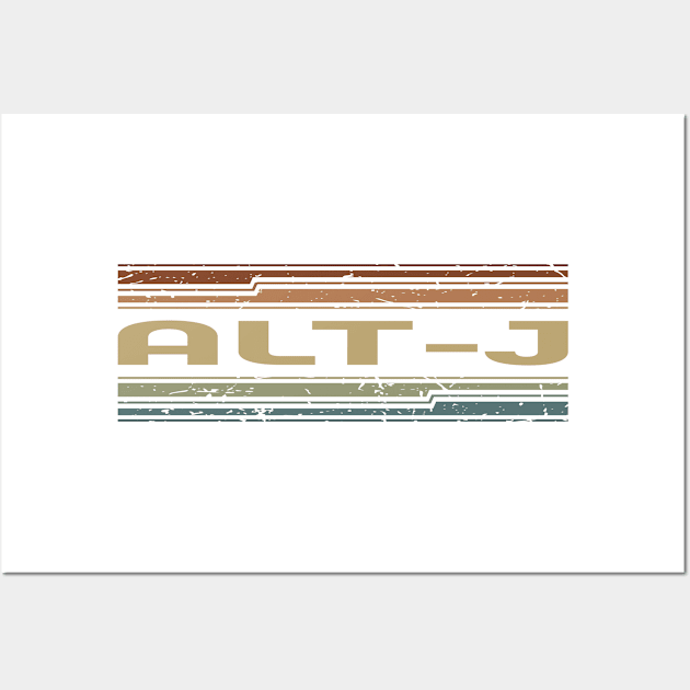 Alt-J Retro Lines Wall Art by casetifymask